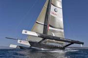 El trimaran de BMW Oracle Racing