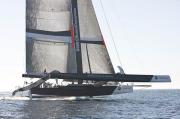 El trimaran de BMW Oracle Racing