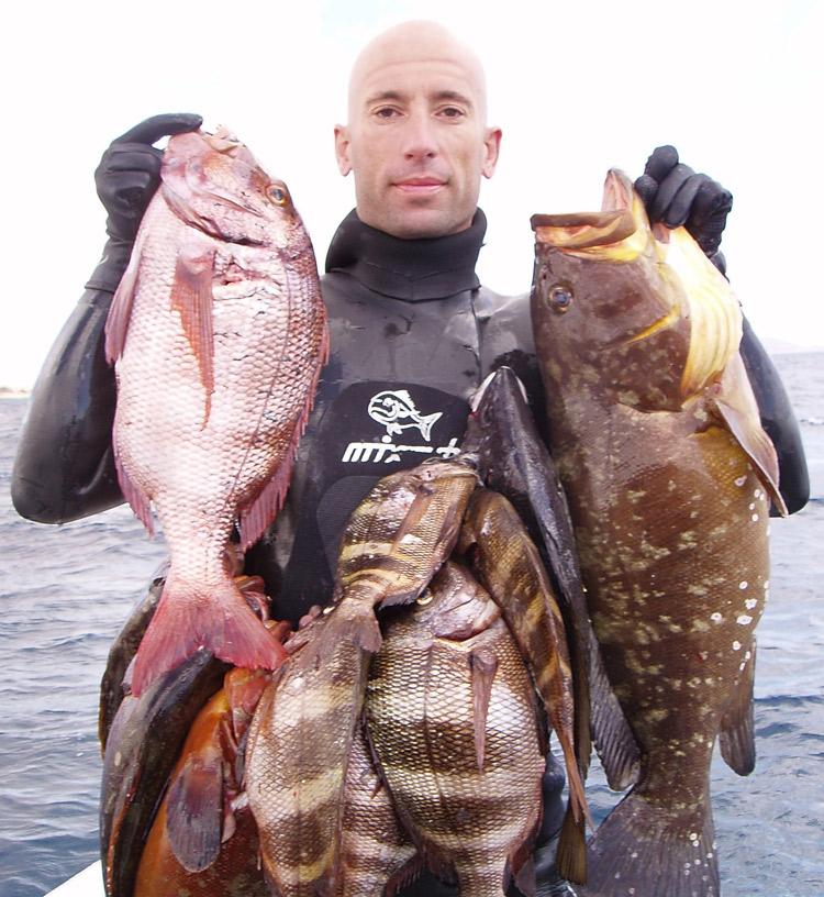 Trofeos de pesca submarina