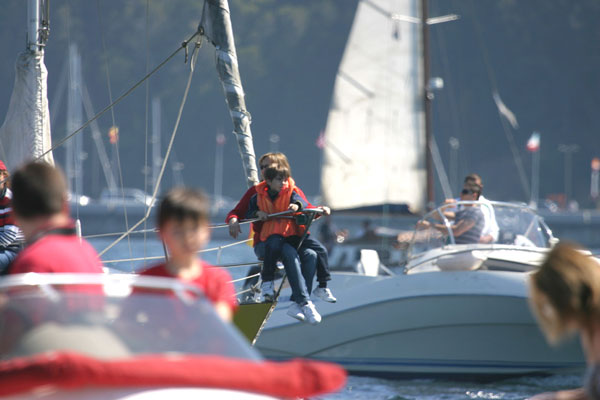 Salida de Vigo del Atlantic Challenge. Tall Ship Race