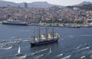 Salida de Vigo del Atlantic Challenge. Tall Ship Race