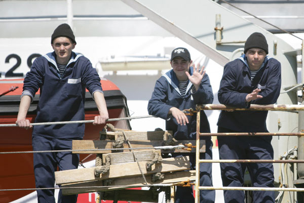 Salida de Vigo del Atlantic Challenge. Tall Ship Race