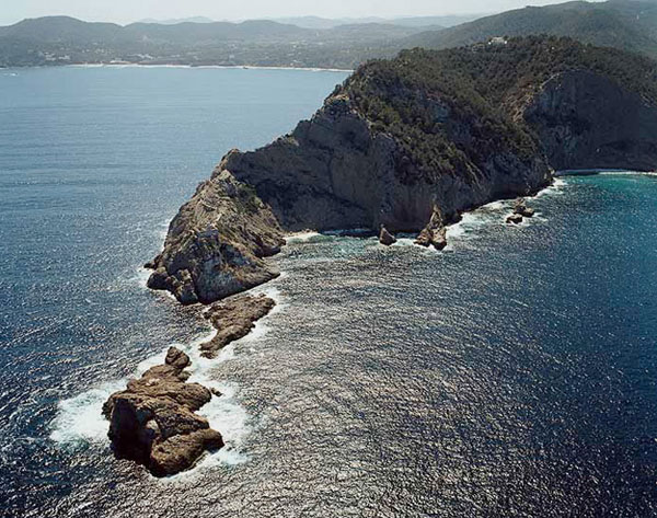 Punta Grossa, Isla Grossa y Cala de San Vicente desde el NE