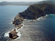Punta Grossa, Isla Grossa y Cala de San Vicente desde el NE