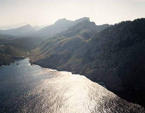 Cala Figuera en las proximidades de Cap Formentor.