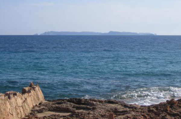 Isla de Cabrera desde Cap ses Salines