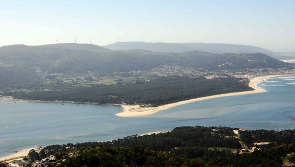 Desembocadura del Río Miño.