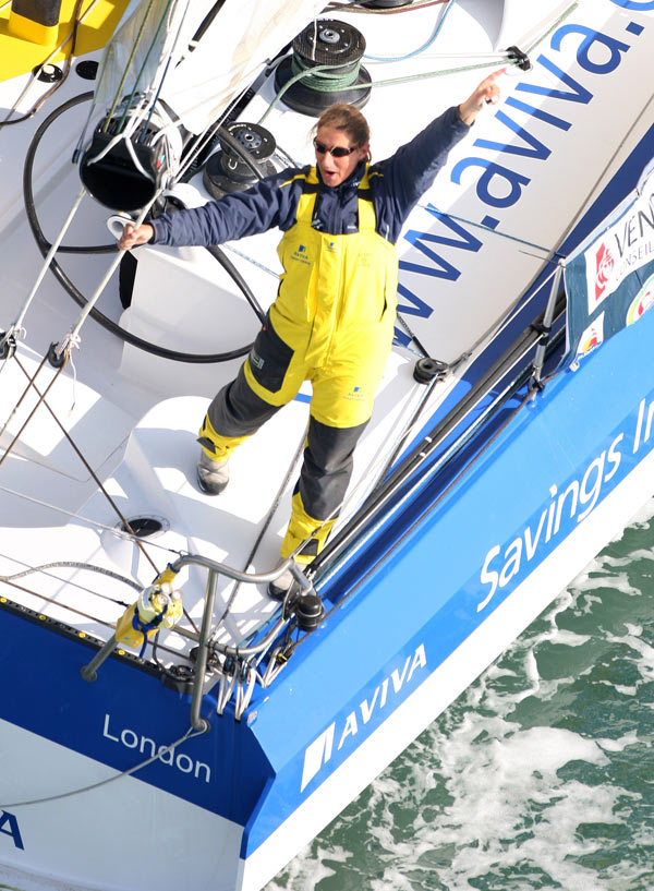 La vida de un solitario. Imágenes de Dee Caffari en la Vendée Globe