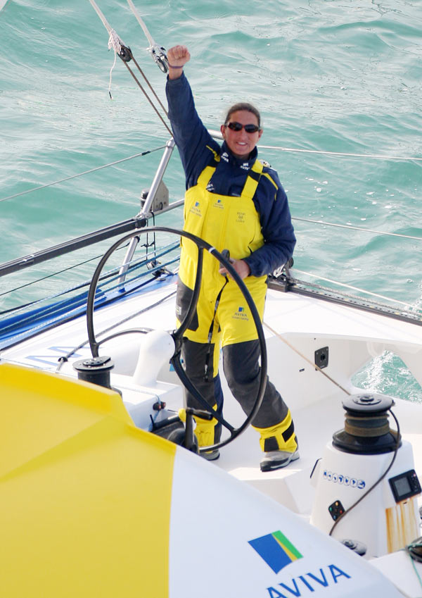 La vida de un solitario. Imágenes de Dee Caffari en la Vendée Globe