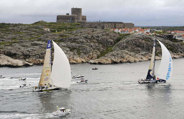 V.O.R. Llegada a Marstrand (Suecia)