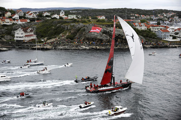 V.O.R. Llegada a Marstrand (Suecia)