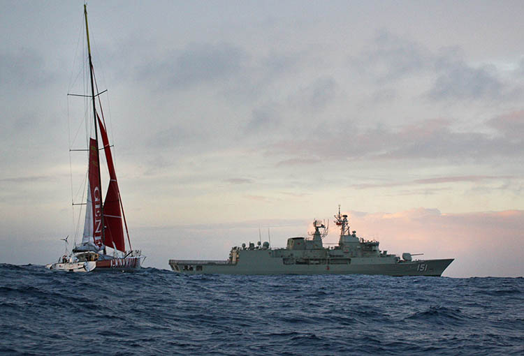 Vendée Globe. Imágenes del rescate de Yann Eliès - Generali