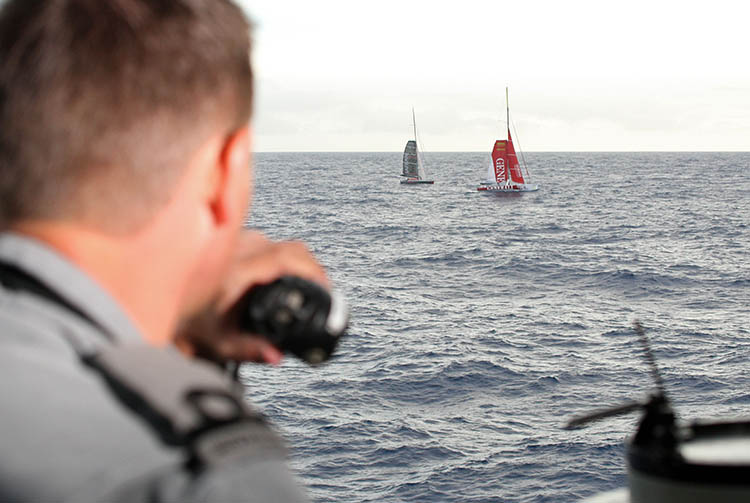 Vendée Globe. Imágenes del rescate de Yann Eliès - Generali