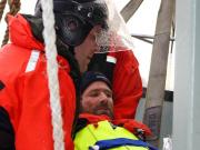 Vendée Globe. Imágenes del rescate de Yann Eliès - Generali