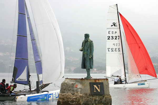 1ª jornada del Raid Rías Baixas de Catamaranes a Vela