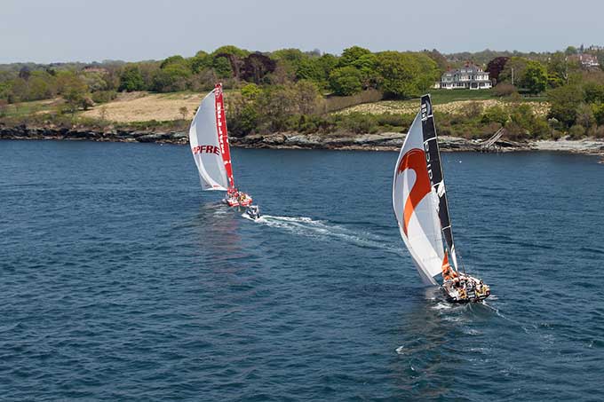 Salida de la etapa 7 de la Volvo Ocean Race