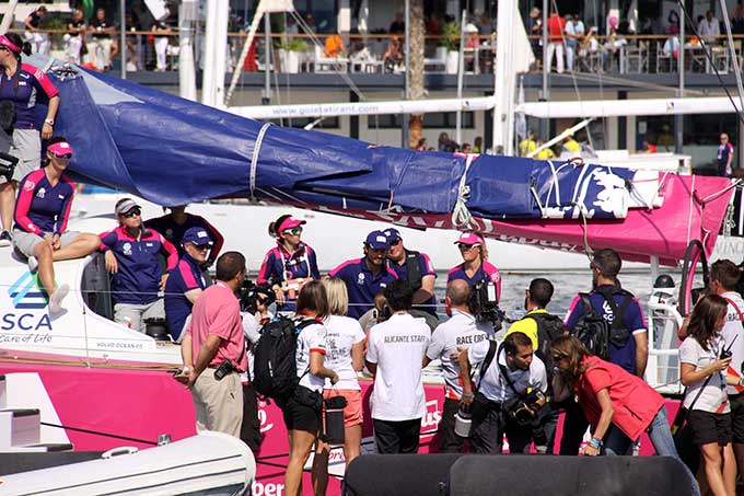 V.O.R. 1º Regata In port. Alicante 2014