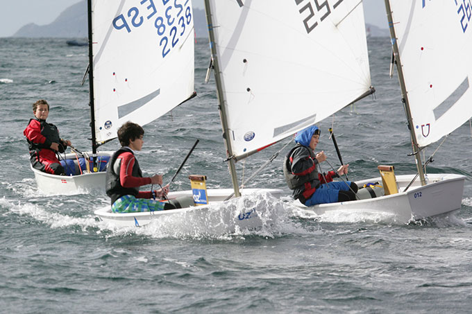 2ª Jornada  Meeting Internacional de Optimist . Cidade de Vigo