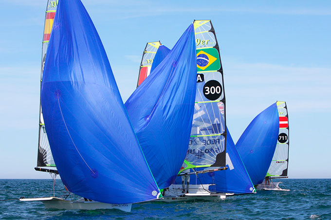 4ª Jornada Poco viento solo compiten los 49er