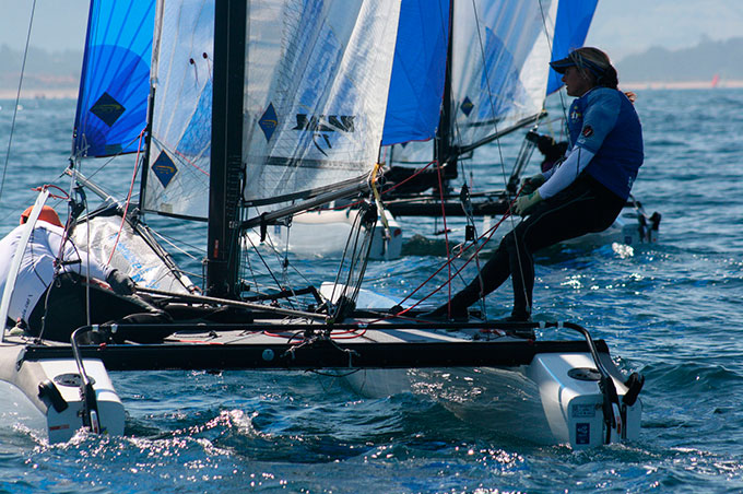 4ª Jornada Poco viento solo compiten los 49er