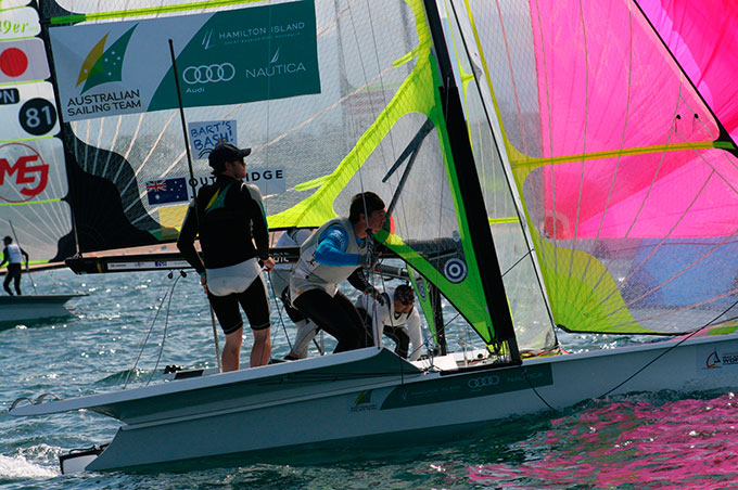 4ª Jornada Poco viento solo compiten los 49er