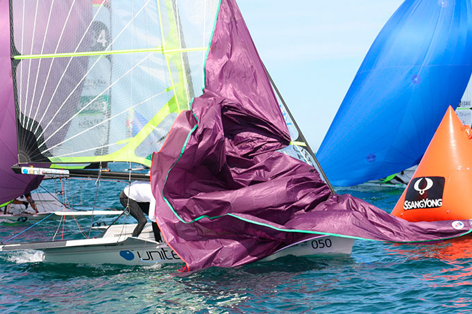 4ª Jornada Poco viento solo compiten los 49er