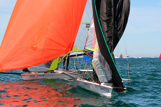 4ª Jornada Poco viento solo compiten los 49er