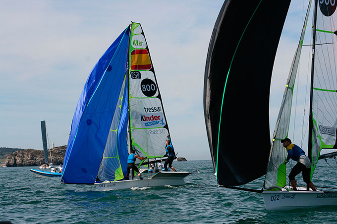 4ª Jornada Poco viento solo compiten los 49er