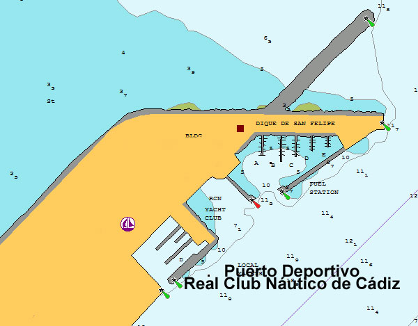 Portulano Real Club Náutico de Cádiz