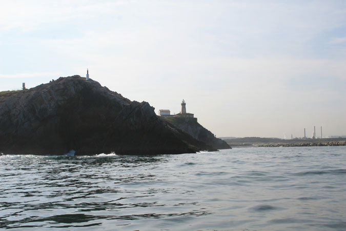 Bocana de la Ría de Avilés desde el W. Secuencia 3