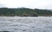 Islotes delante de la playa de Novellana