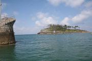 Isla de San Nicolás desde el Muelle del Tinglado o Muelle N