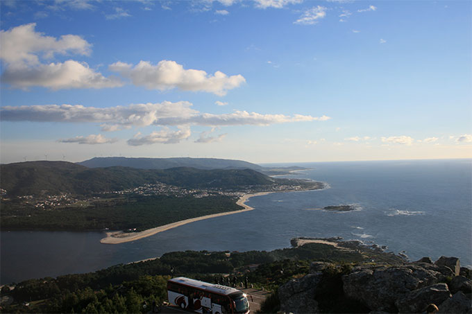 Foz del Miño y costa de Portugal