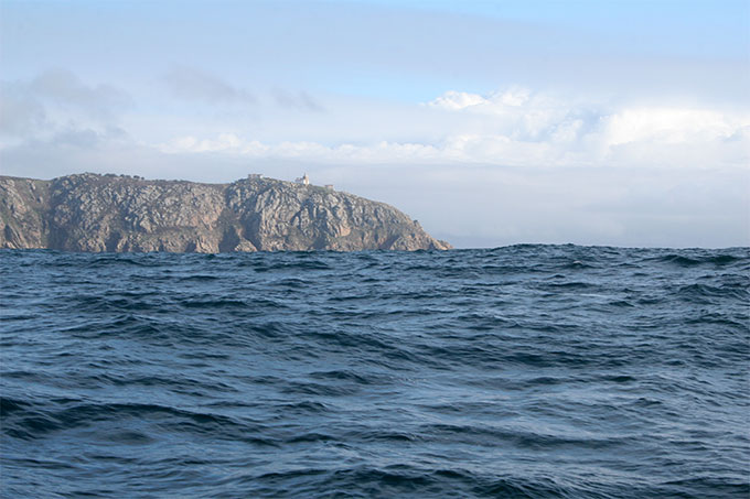 Cabo Fisterra desde el W