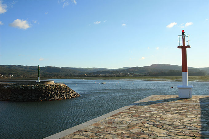 Bocana del puerto de Ortigueira