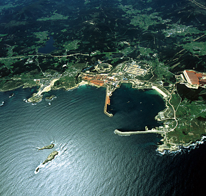 Imagen aérea de San Cibrao