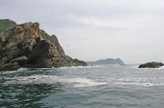 Punta Cabalo desde el N. Arrecifes y bajos que despide