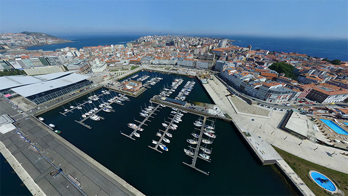 Marina Real. Puerto deportivo RC Náutico A Coruña