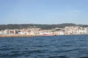 Bocana del puerto comercial de Ribeira
