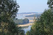 Camariñas desde la desembocadura del río de Ponte do Porto