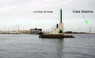 E-0253 Puerto de la Sabina, Dique de Abrigo. extremo