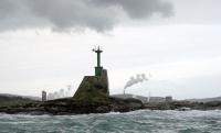 D-1676.4 Faro del Islote Ansuela Extremo E. San Cibrao. Lugo. Galicia