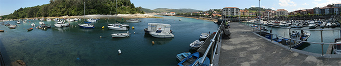Puerto de Plentzia. Vista general