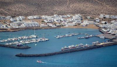 Puerto de La Graciosa. P.D. Caleta de Sebo Puerto de La Graciosa. P.D. Caleta de Sebo