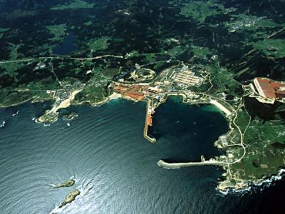 San Cibrao. Fondeadero. Puerto de Alumina y Puerto Pesquero
