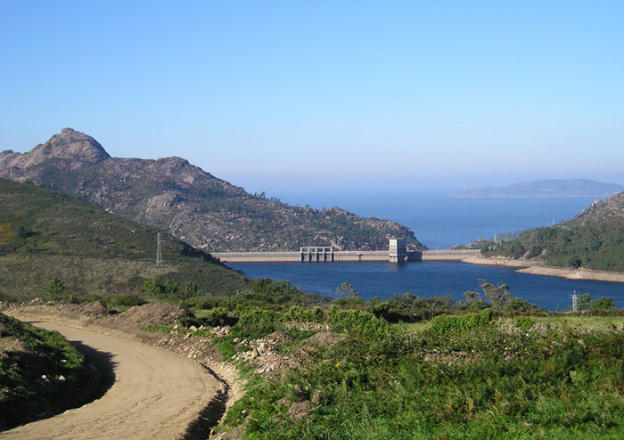 Río Xallas. Embalse de Santa Uxía