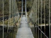 Puente colgante y refugio de pescadores Coto de Ombreiro