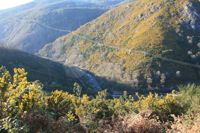Encañonado hacia el embalse