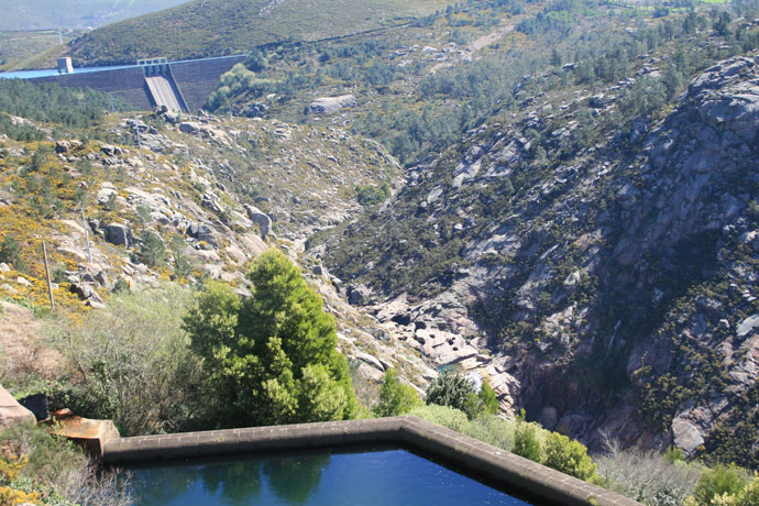 Río Xallas. Embalse de Santa Uxía