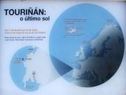Cartel que proporciona el porqué del último sol de Touriñán